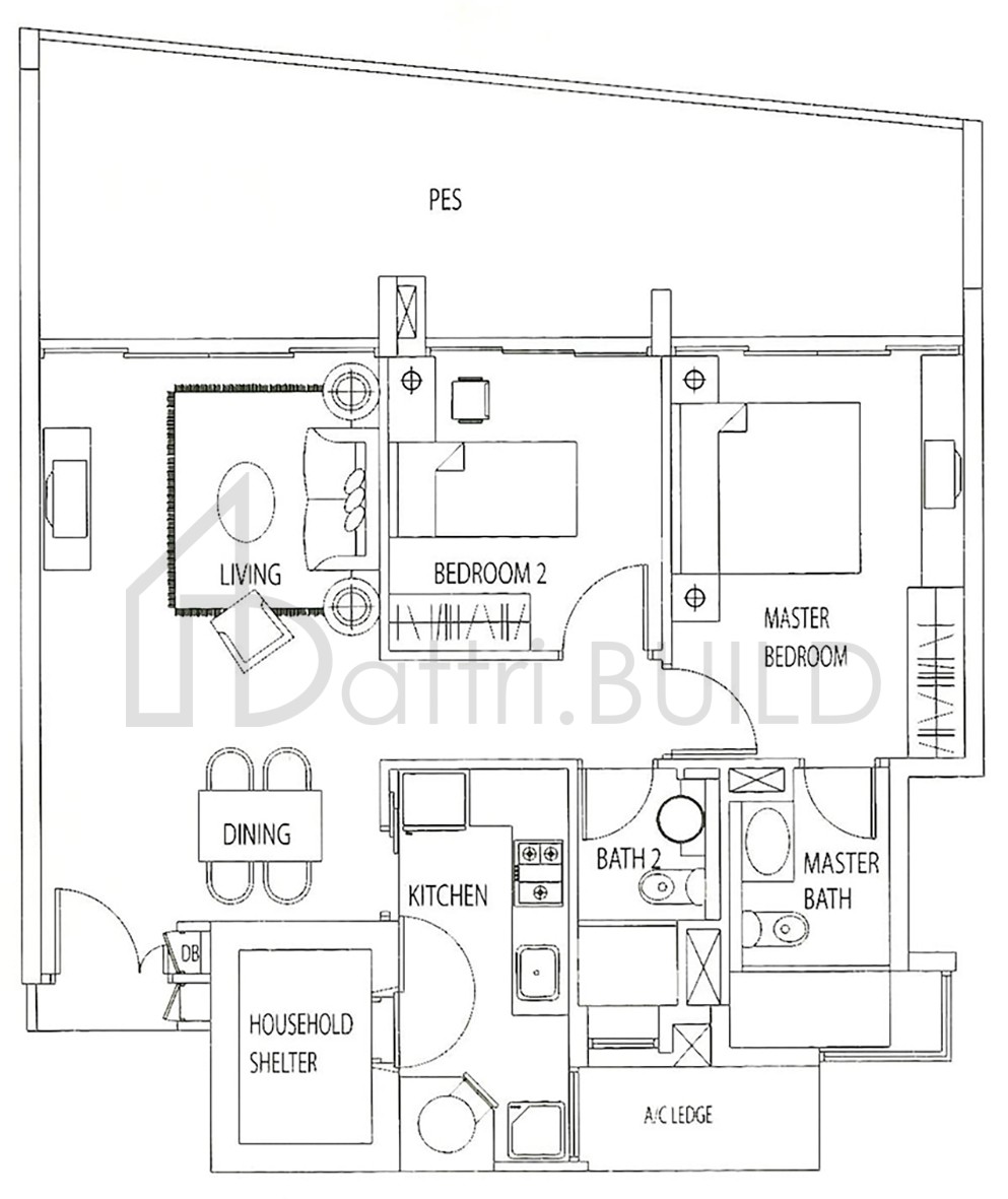 TANGERINE GROVE A1-P1 floorplan (watermarked)