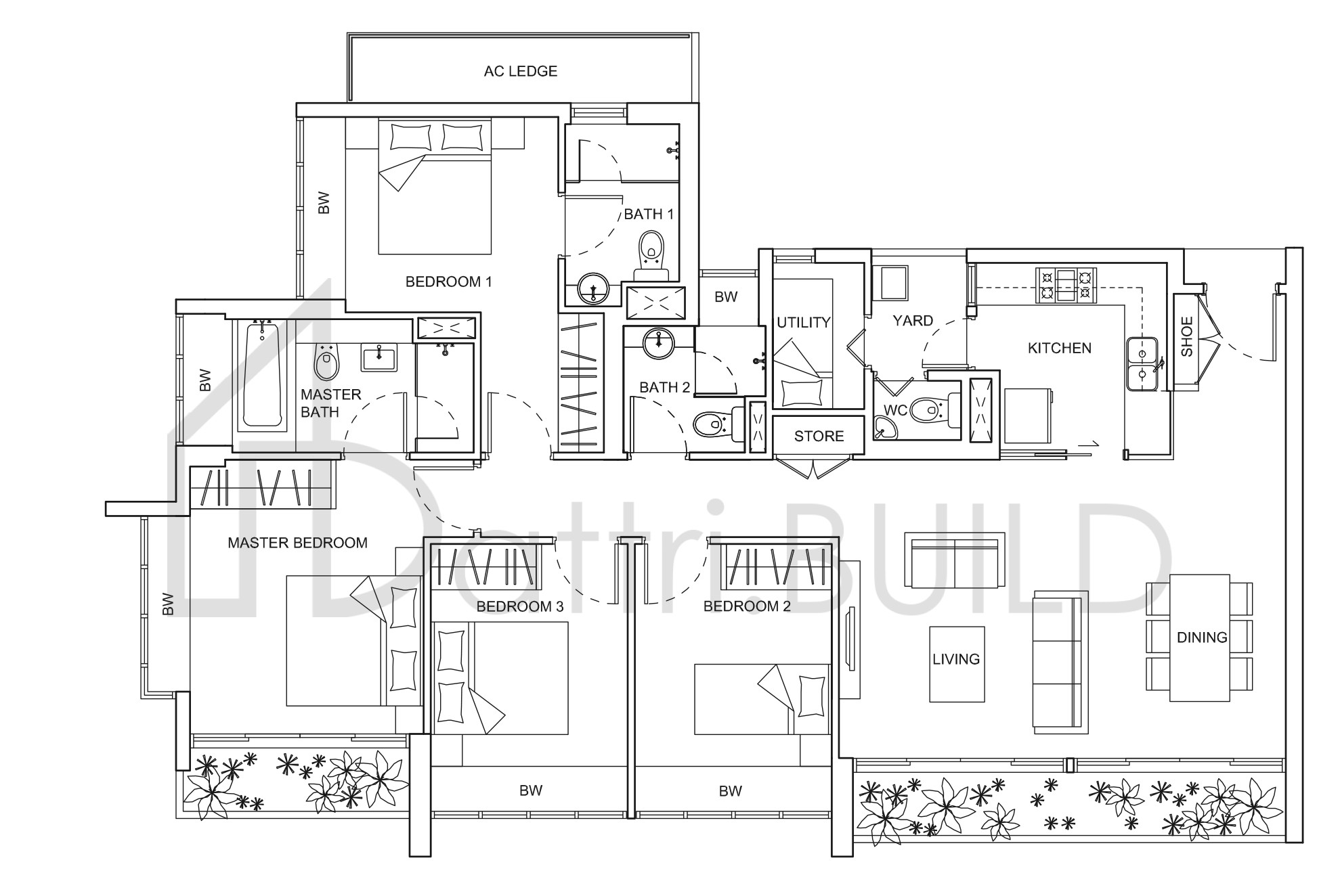 LIVIA E1 floorplan (watermarked)