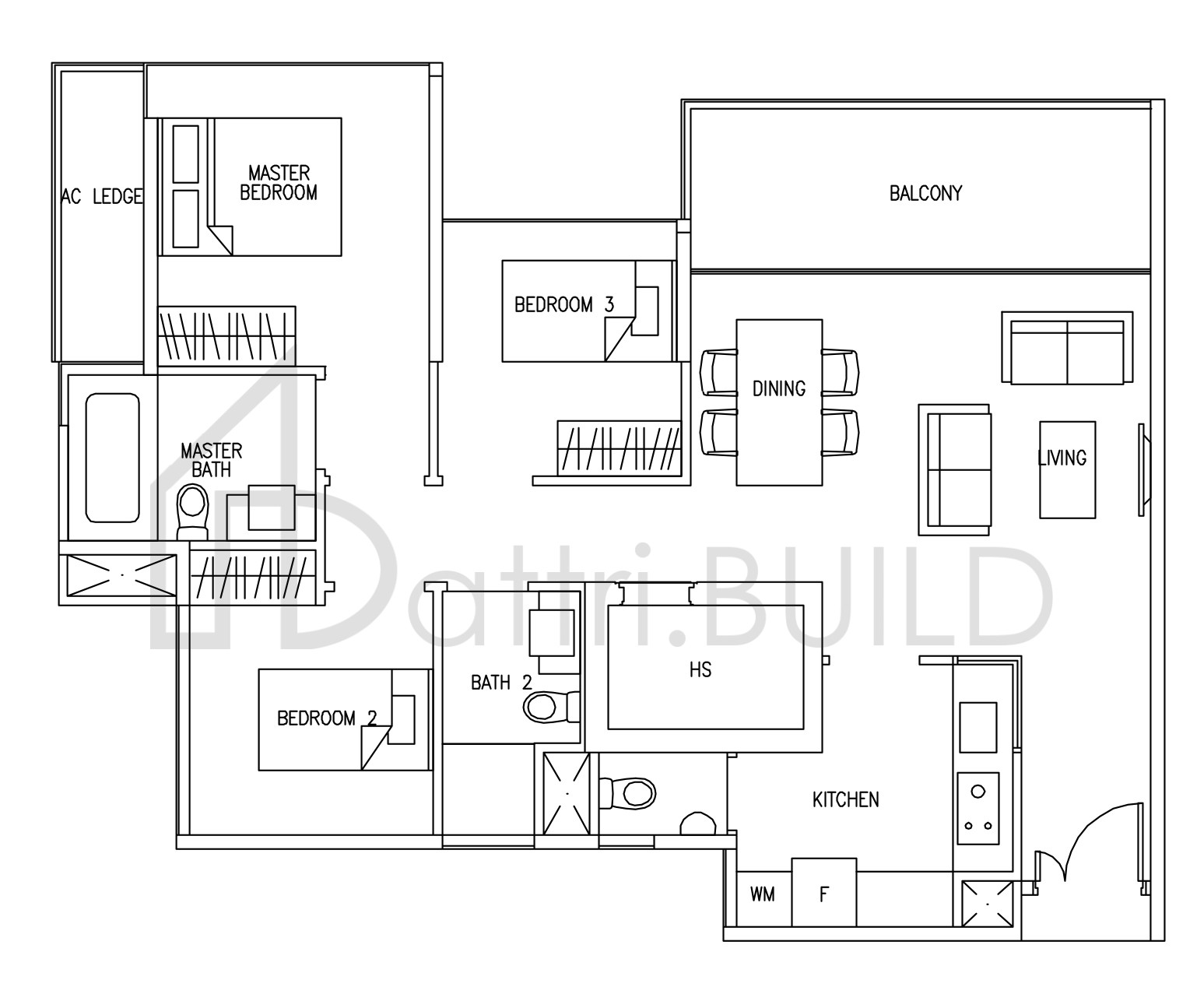 AUSTVILLE RESIDENCES B4 floorplan (watermarked)
