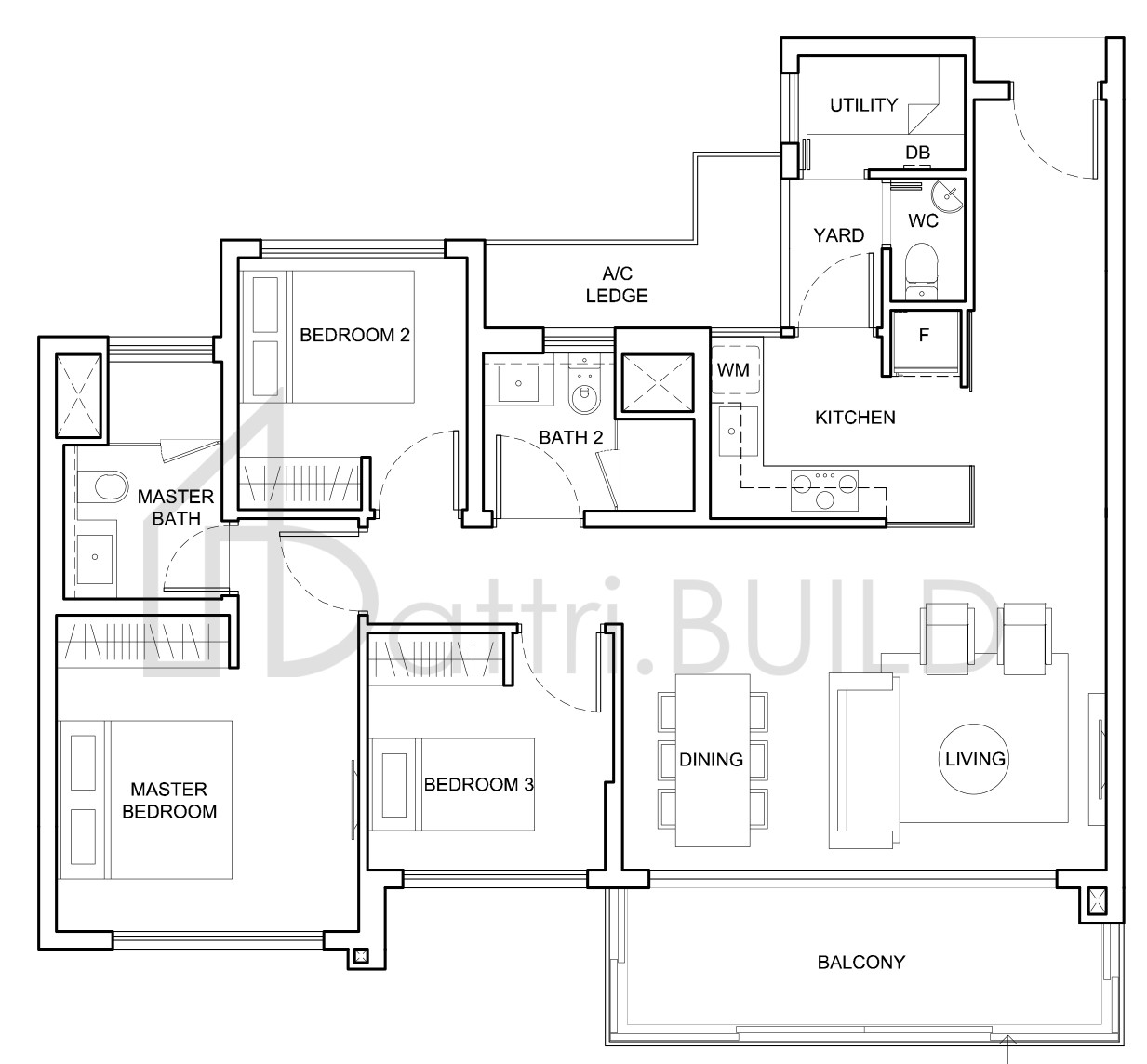 JEWEL @ BUANGKOK C5 floorplan (watermarked)