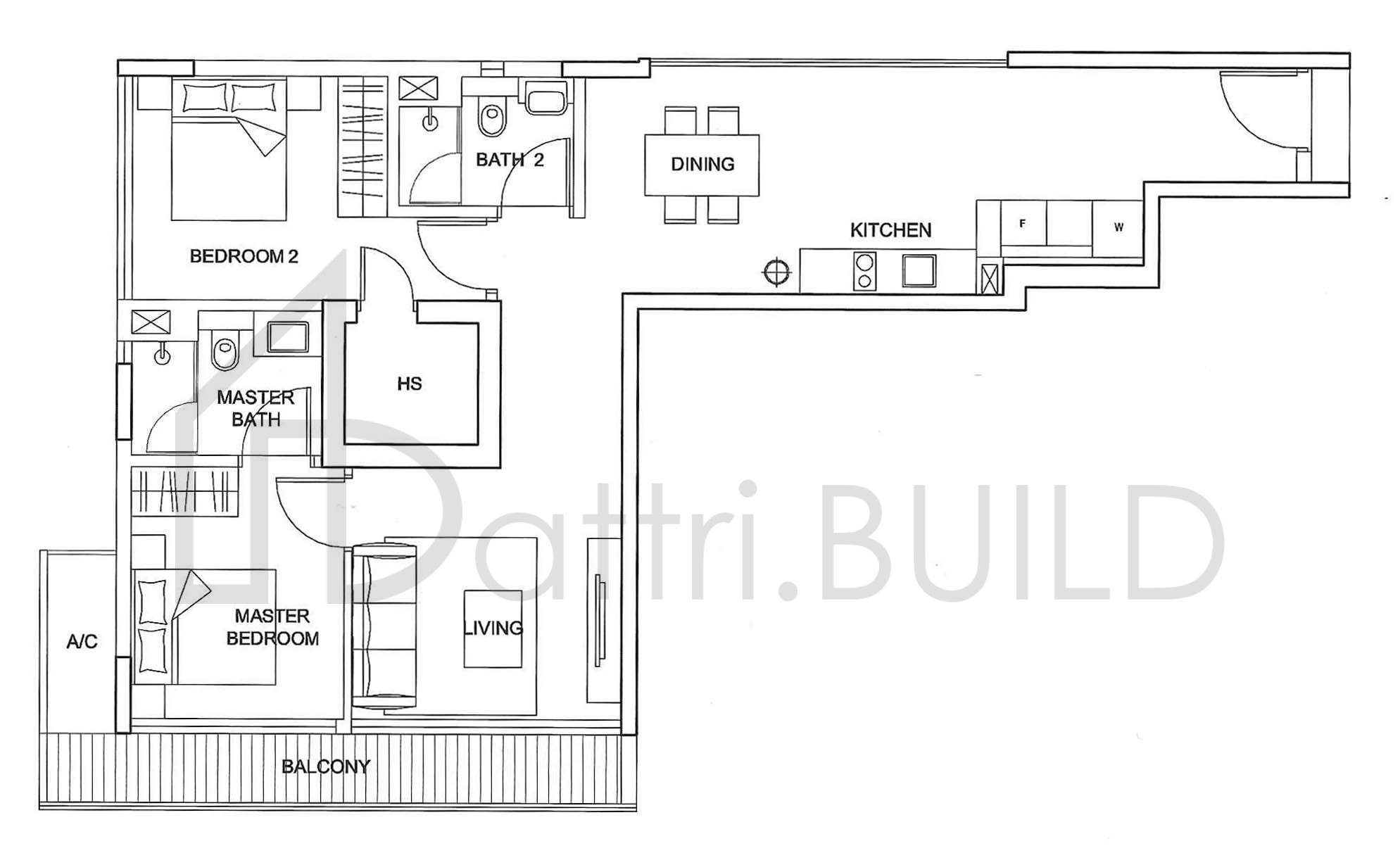 THE BOUTIQ B8 floorplan (watermarked)