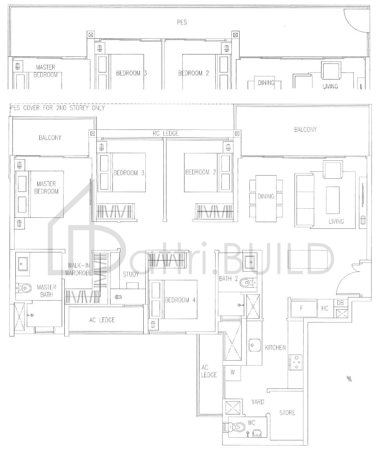THE VISIONAIRE CS4P floorplan (watermarked)