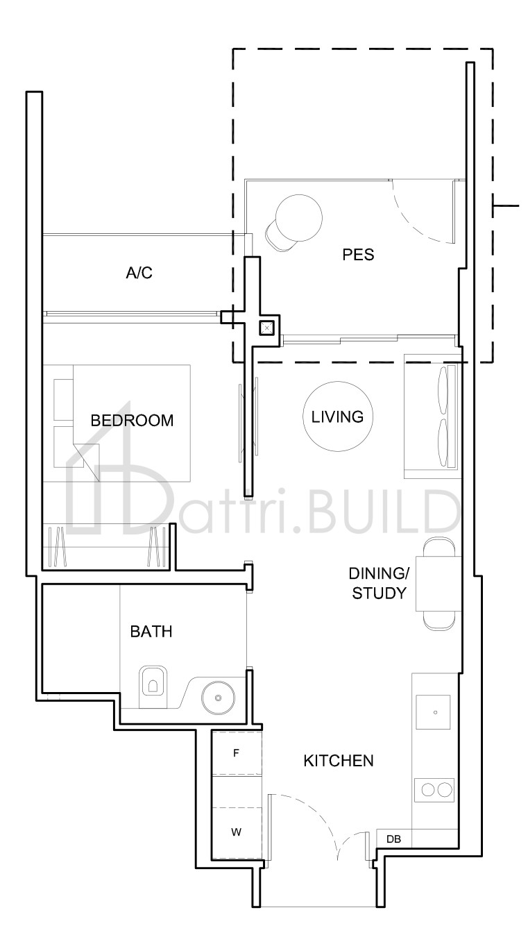 HIGH PARK RESIDENCES 1S6-P floorplan (watermarked)