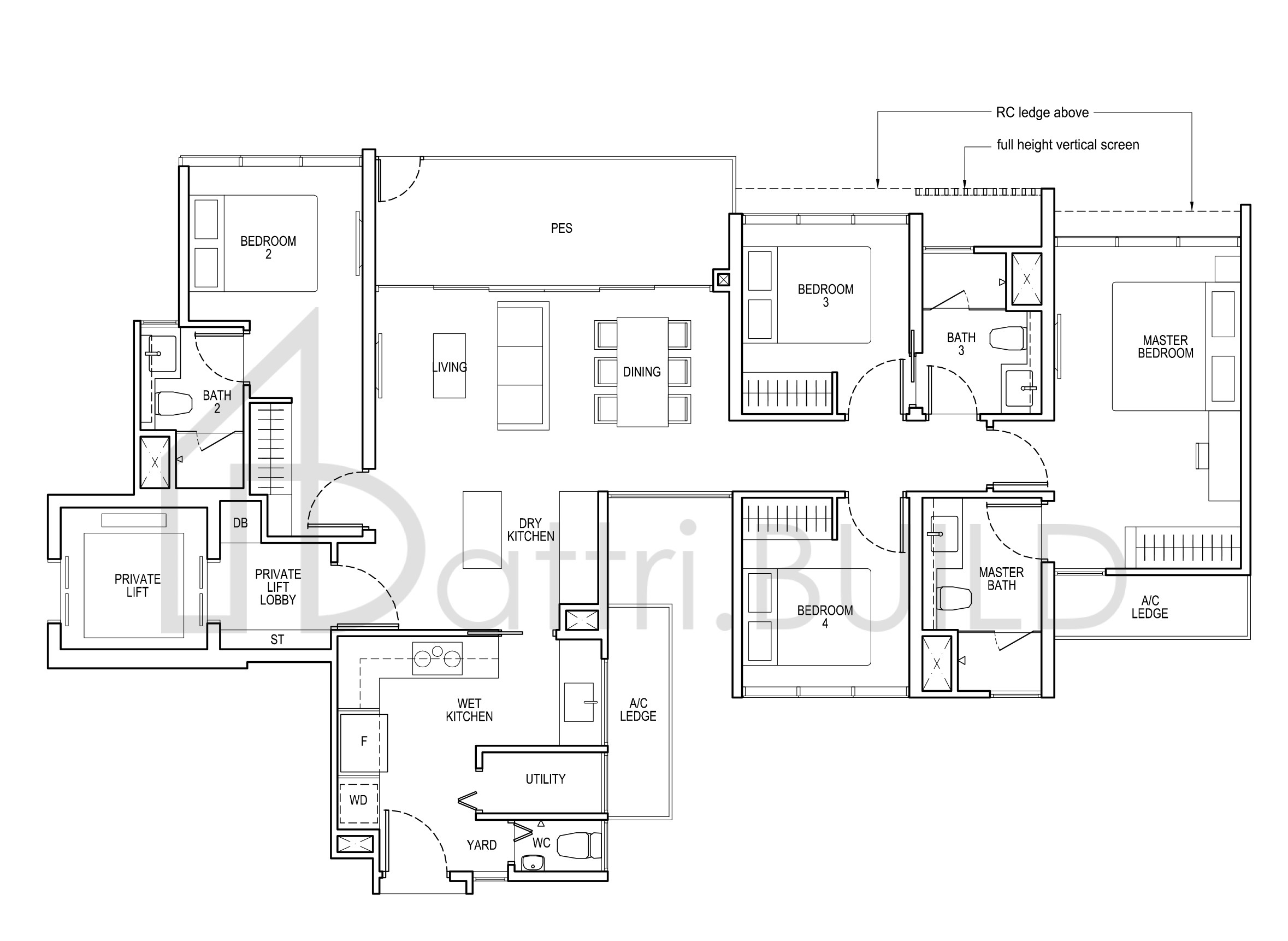 THE TAPESTRY D1(p) floorplan (watermarked)