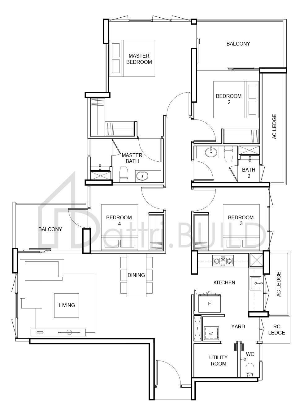 VUE 8 RESIDENCE D3 floorplan (watermarked)