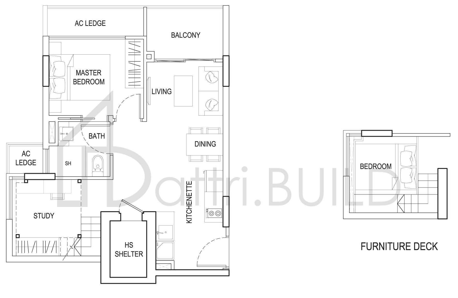 URBAN VISTA 4A floorplan (watermarked)