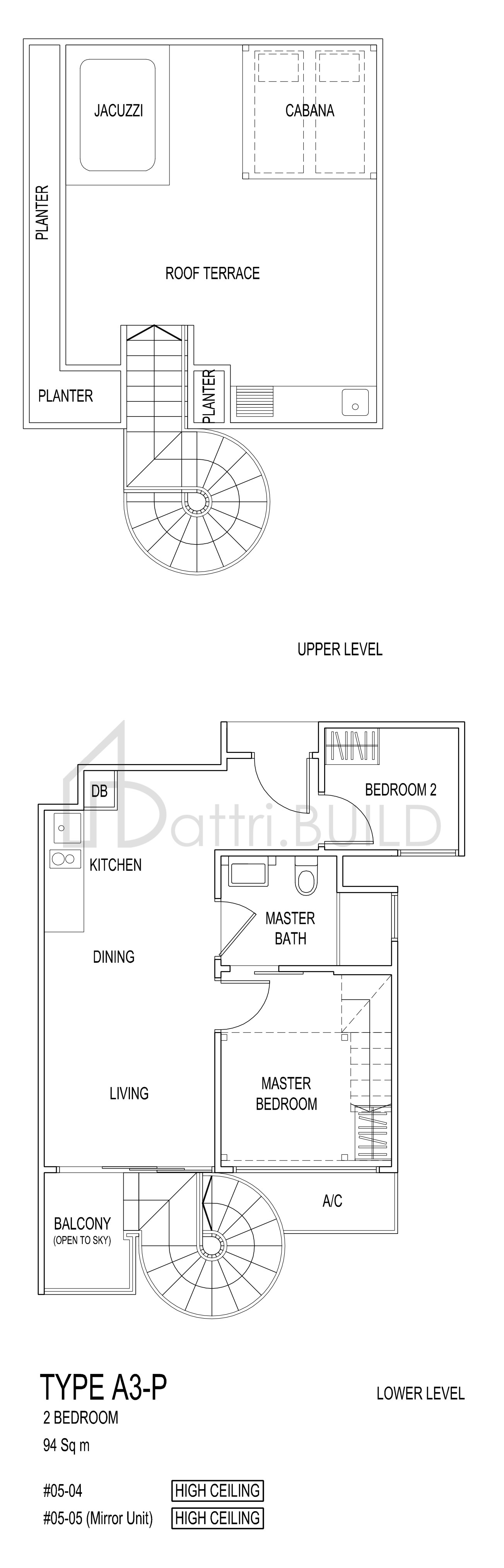 JADE RESIDENCES A3-P floorplan (watermarked)
