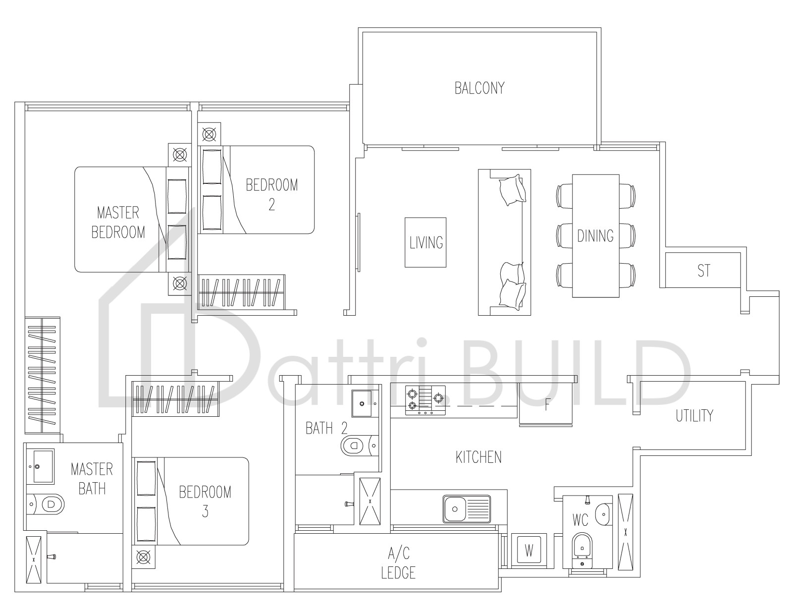 TWIN FOUNTAINS B1-VT floorplan (watermarked)