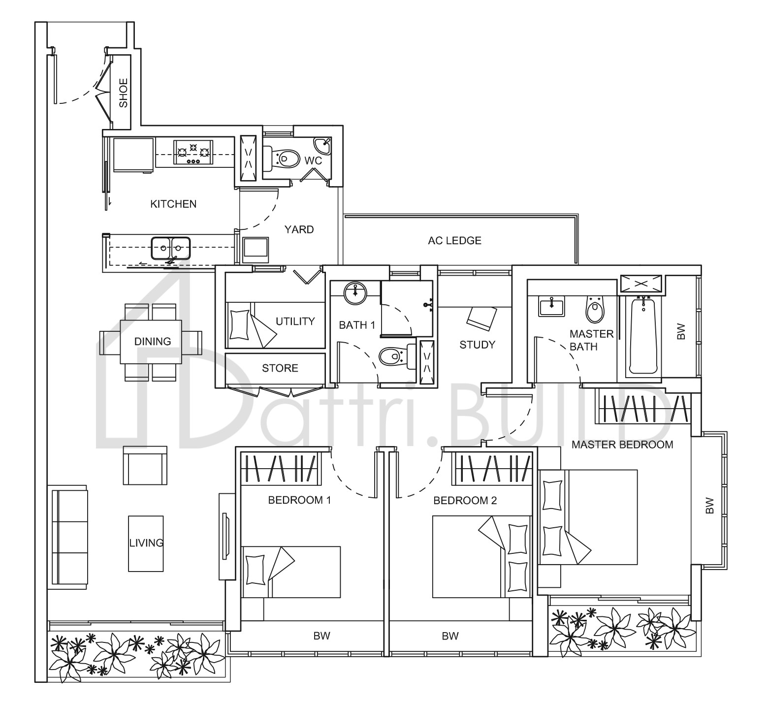 LIVIA D1b floorplan (watermarked)
