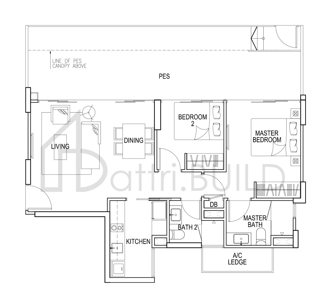FLO RESIDENCE A2p2 floorplan (watermarked)