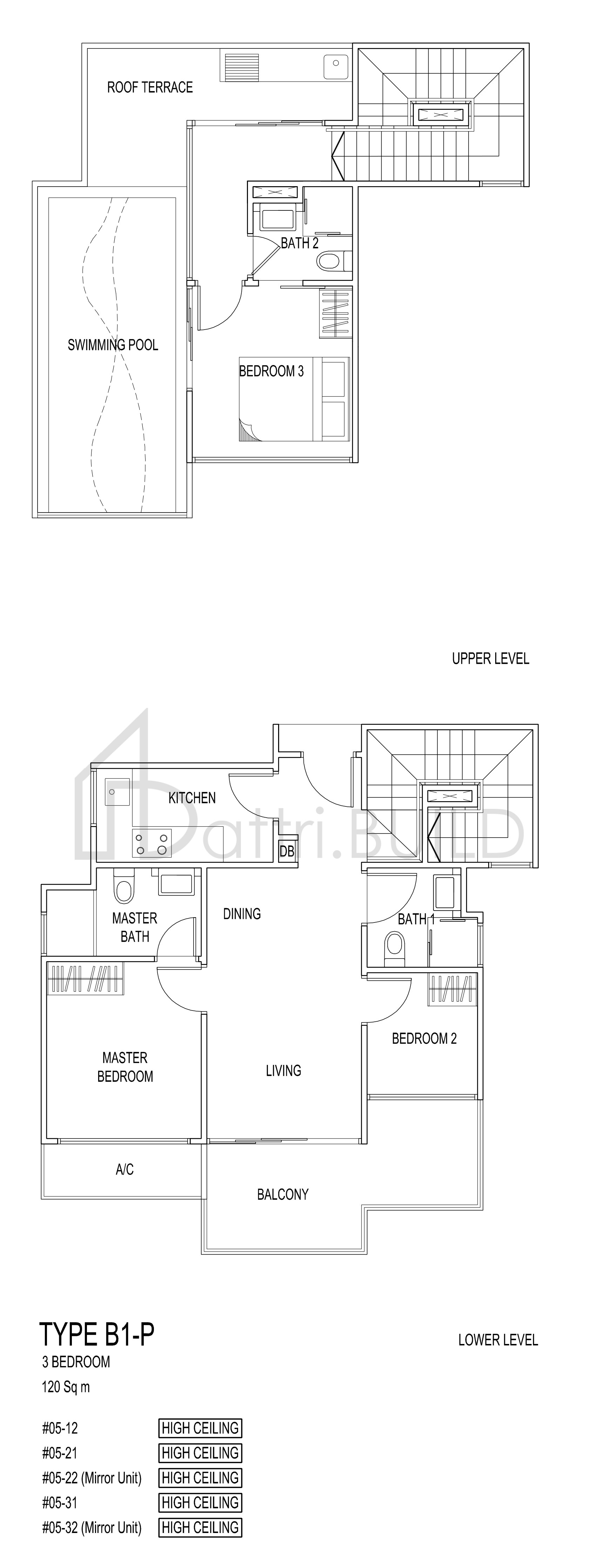 JADE RESIDENCES B1-P floorplan (watermarked)