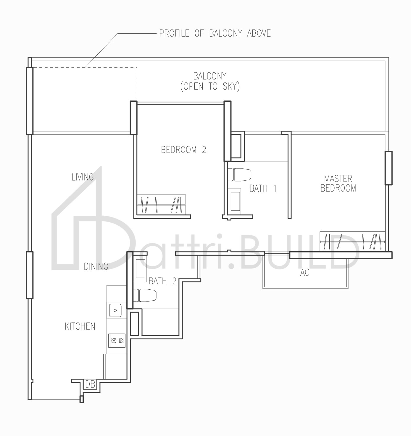 HILLION RESIDENCES B1a floorplan (watermarked)