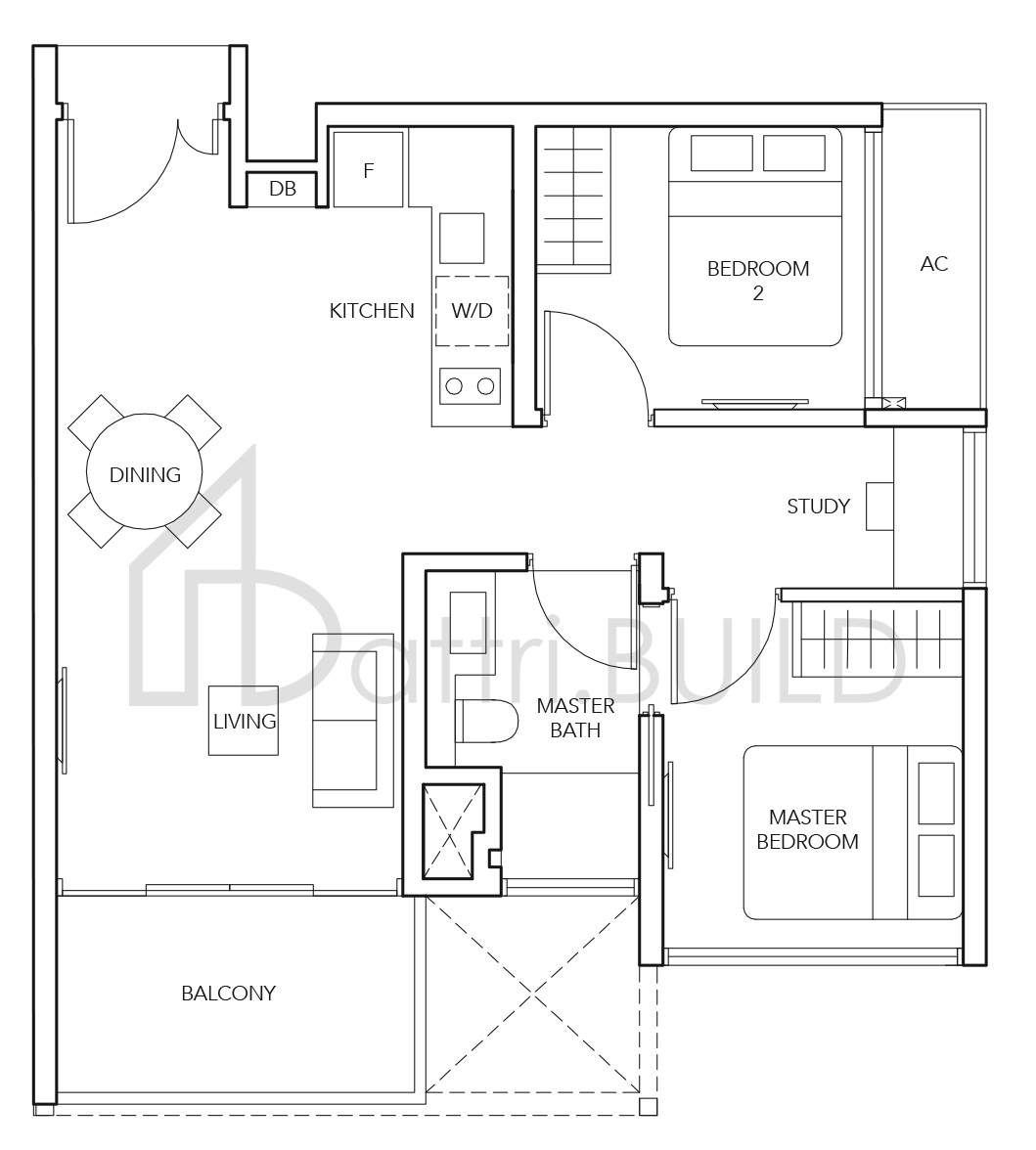 THE JOVELL (2+1)c floorplan (watermarked)