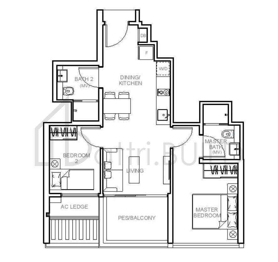 SOPHIA HILLS B4 floorplan (watermarked)
