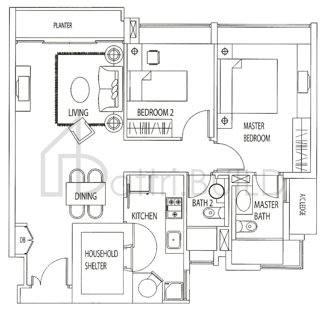 TANGERINE GROVE A3 floorplan (watermarked)