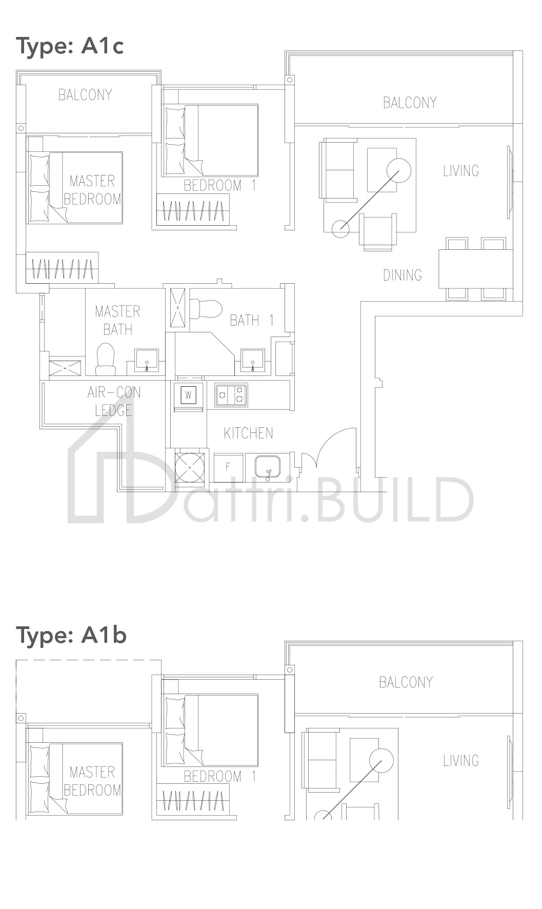 WATERCOLOURS A1b floorplan (watermarked)