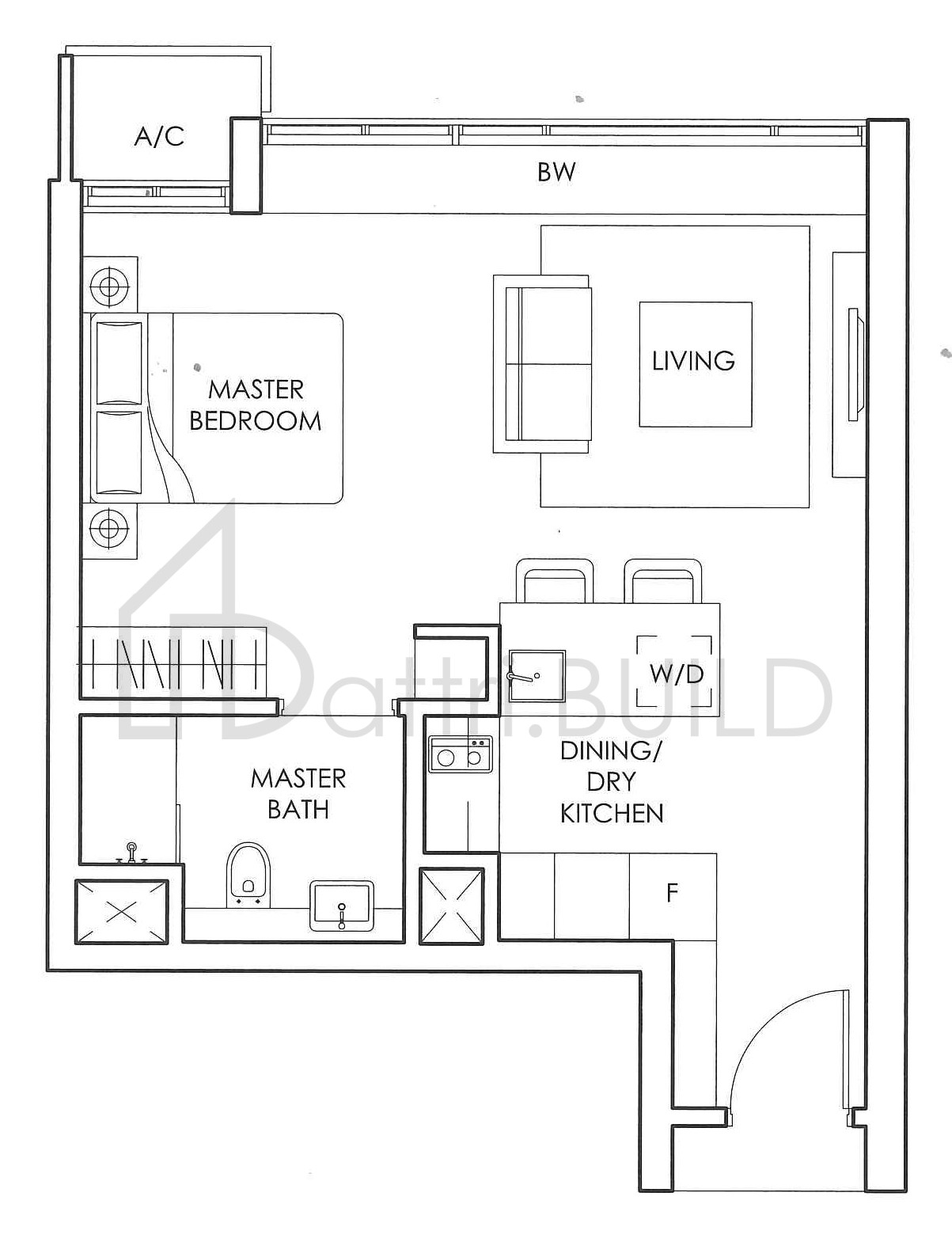SOLEIL @ SINARAN A1 floorplan (watermarked)