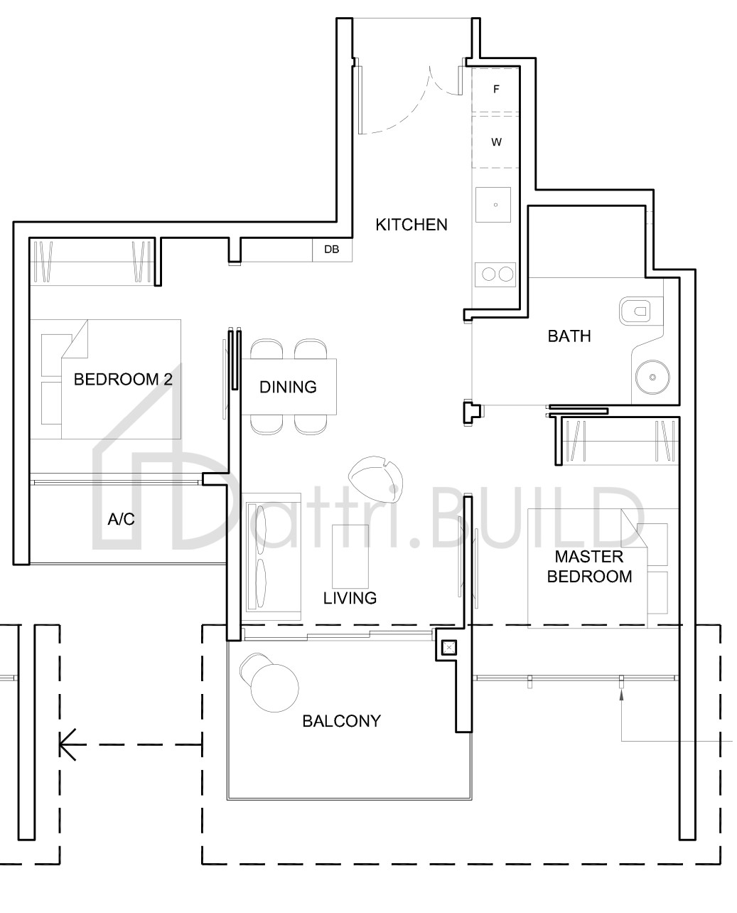 HIGH PARK RESIDENCES 2C2 floorplan (watermarked)