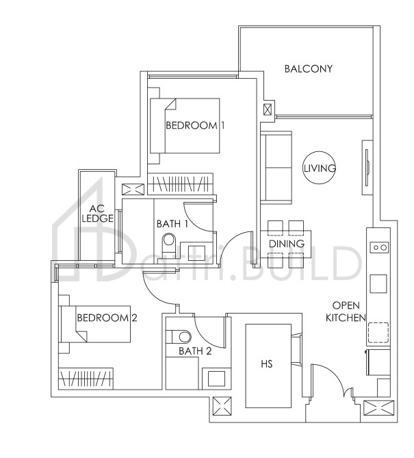 BEDOK RESIDENCES B6 floorplan (watermarked)