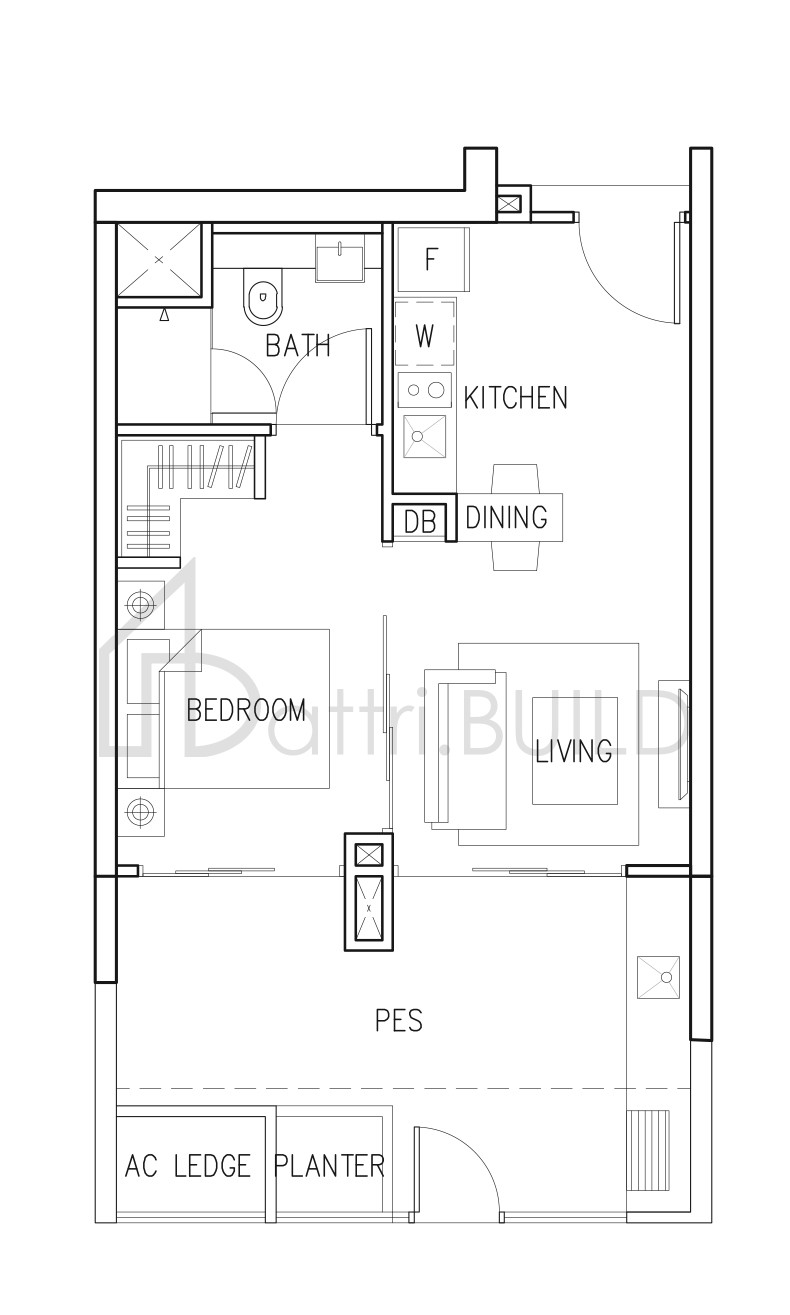 EIGHT RIVERSUITES A1a PES floorplan (watermarked)