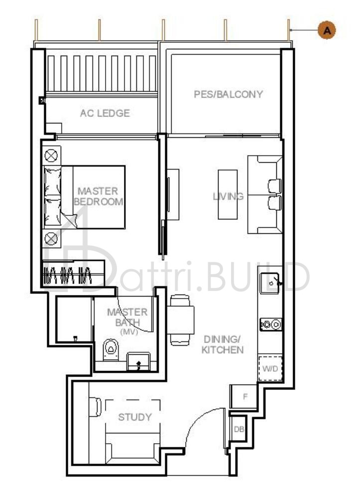 SOPHIA HILLS A6 floorplan (watermarked)
