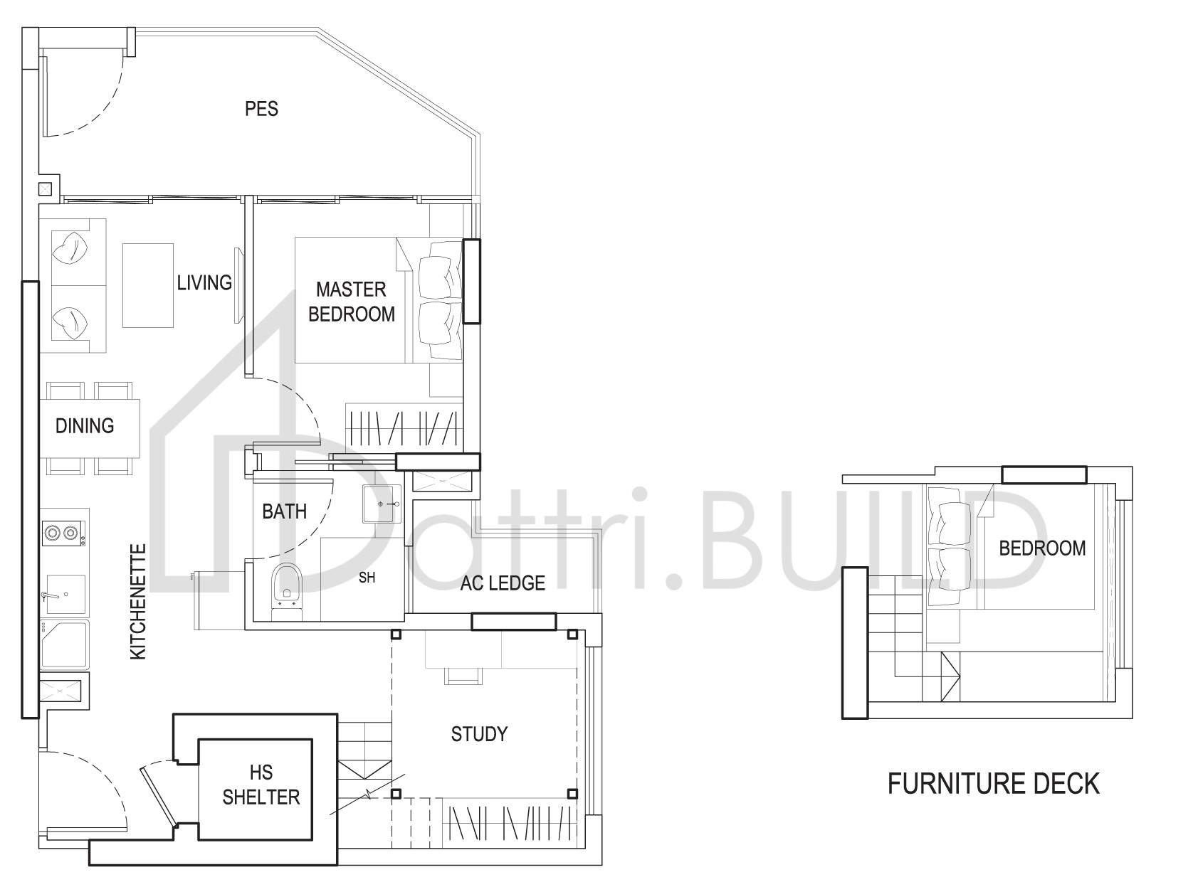 URBAN VISTA 4B2 floorplan (watermarked)