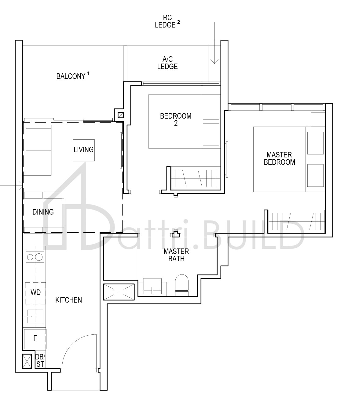 RIVERFRONT RESIDENCES B2 floorplan (watermarked)