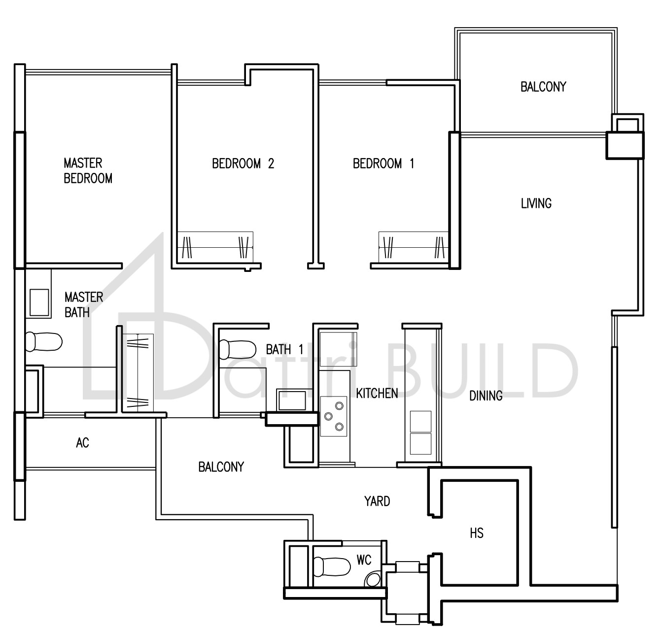 PARC VERA C2 floorplan (watermarked)
