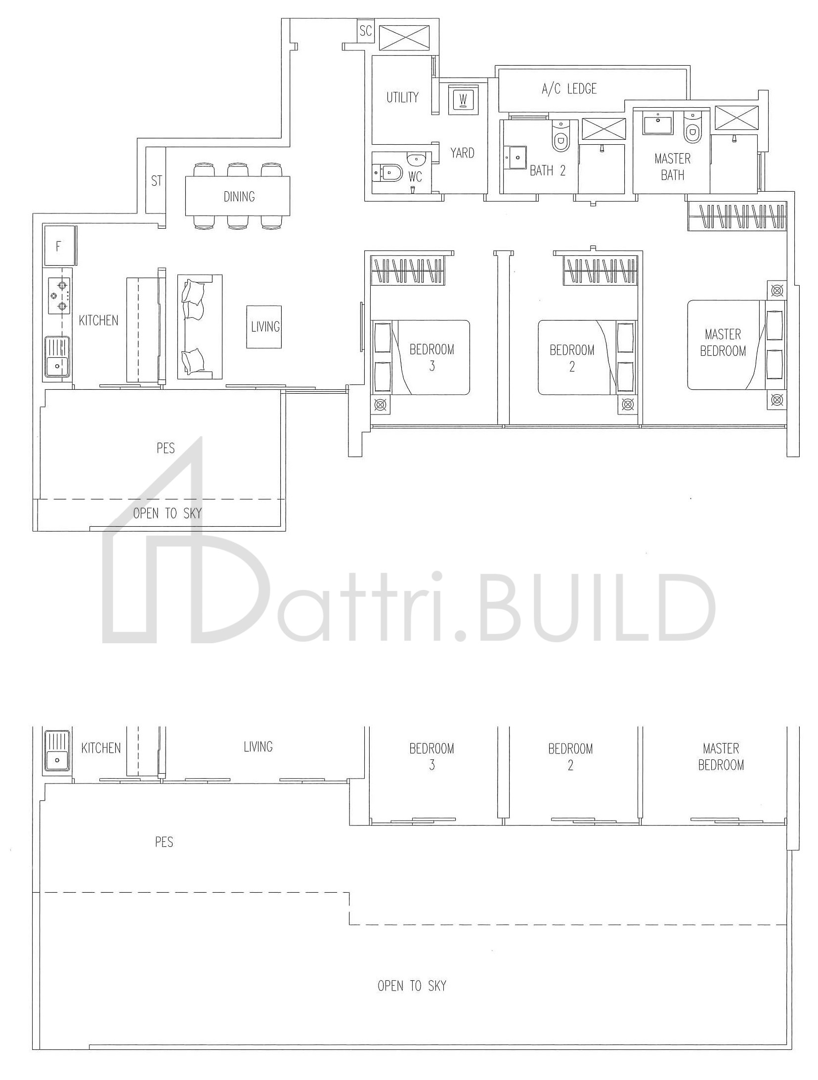 TWIN WATERFALLS B3-P2 floorplan (watermarked)