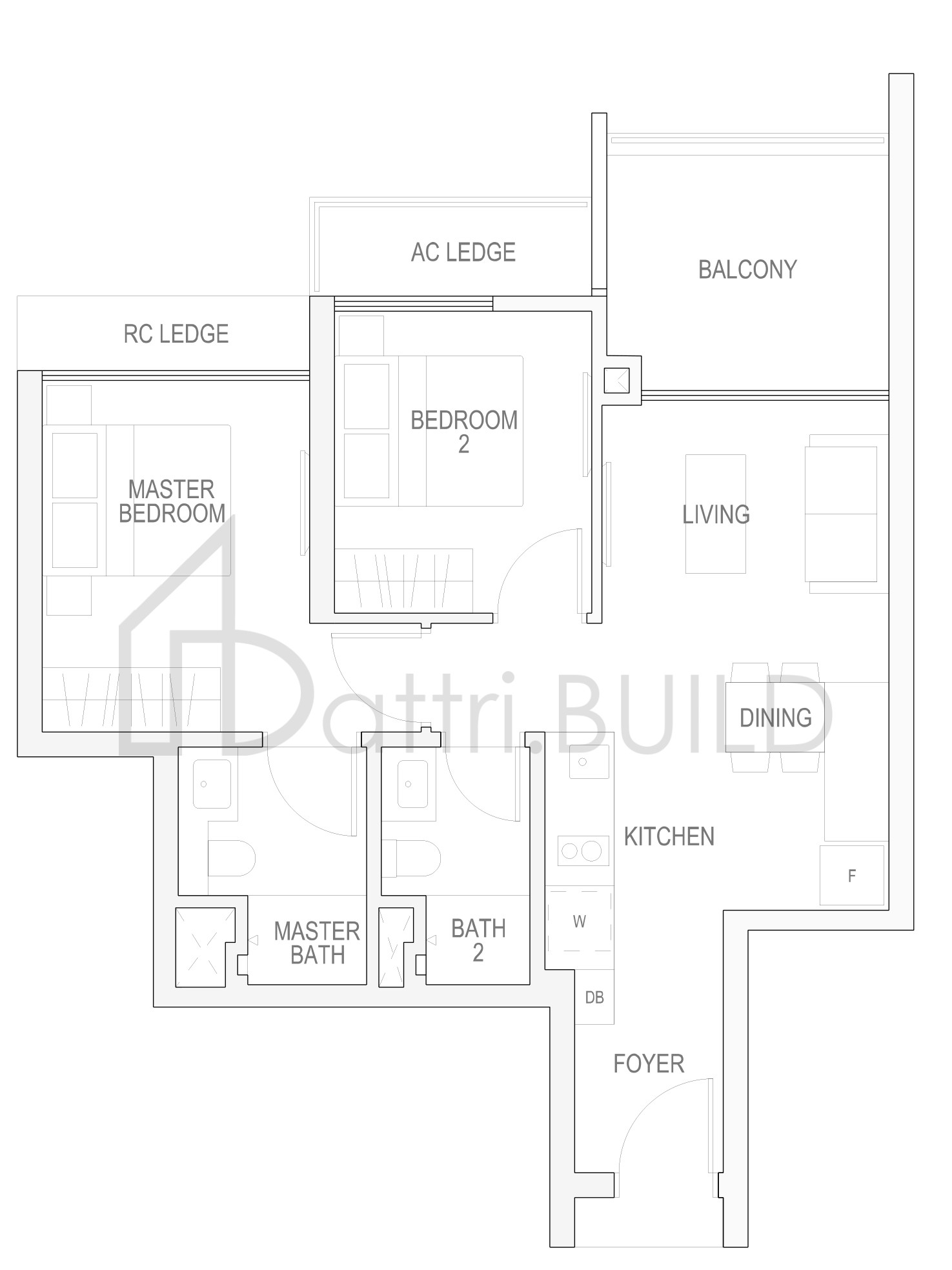 RIVERBANK @ FERNVALE B2 floorplan (watermarked)