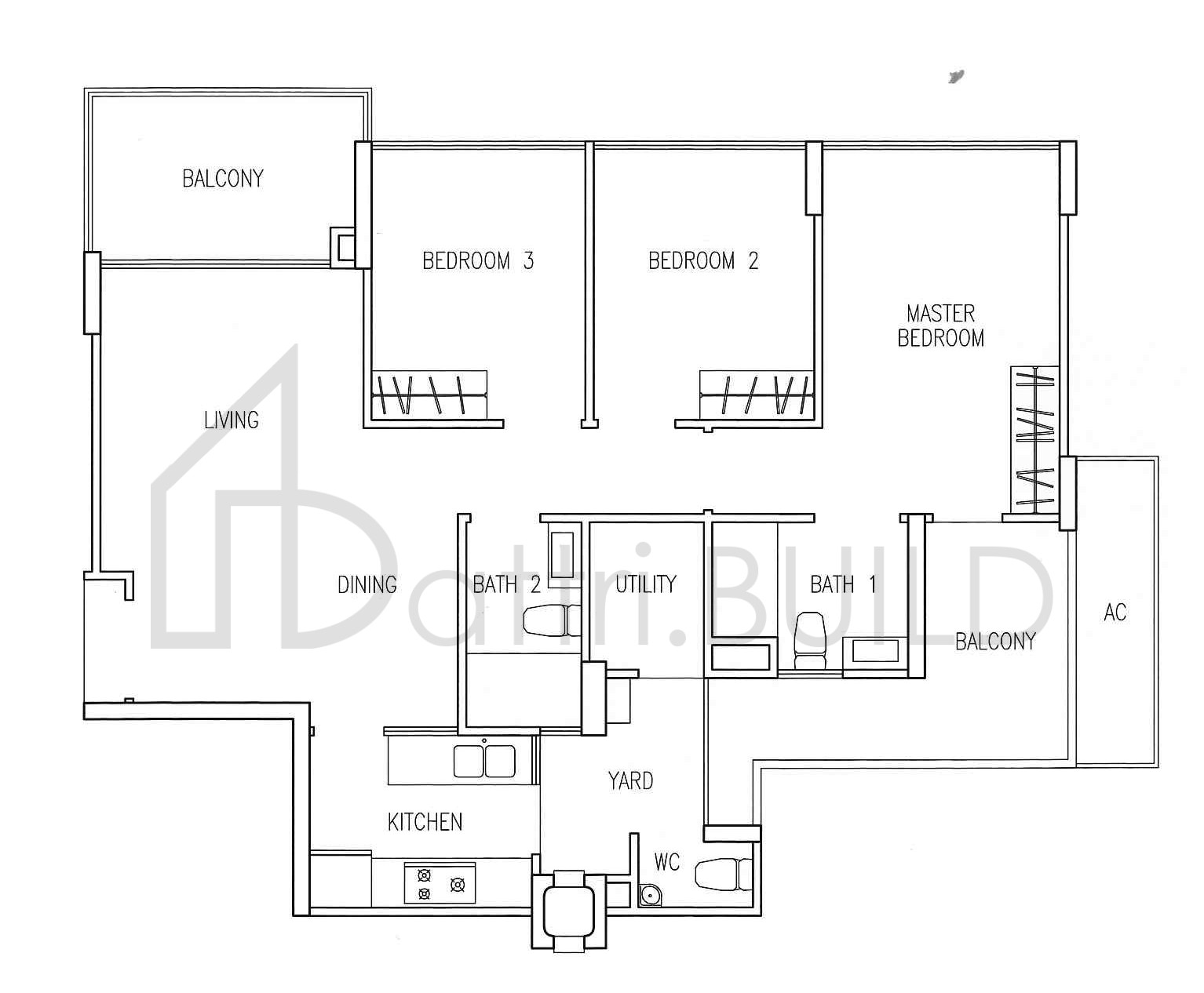 THE TAMPINES TRILLIANT B1 floorplan (watermarked)