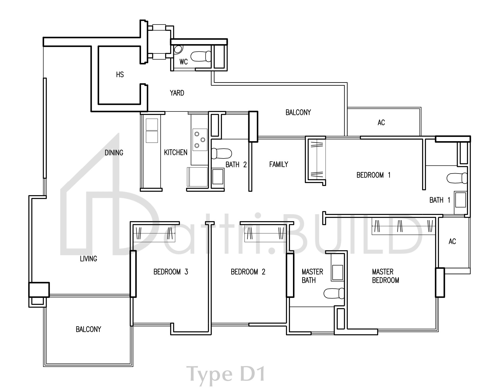 PARC VERA D1 floorplan (watermarked)