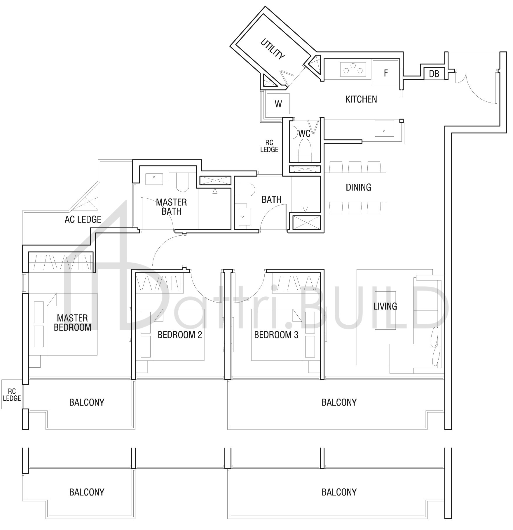THOMSON THREE C4c floorplan (watermarked)