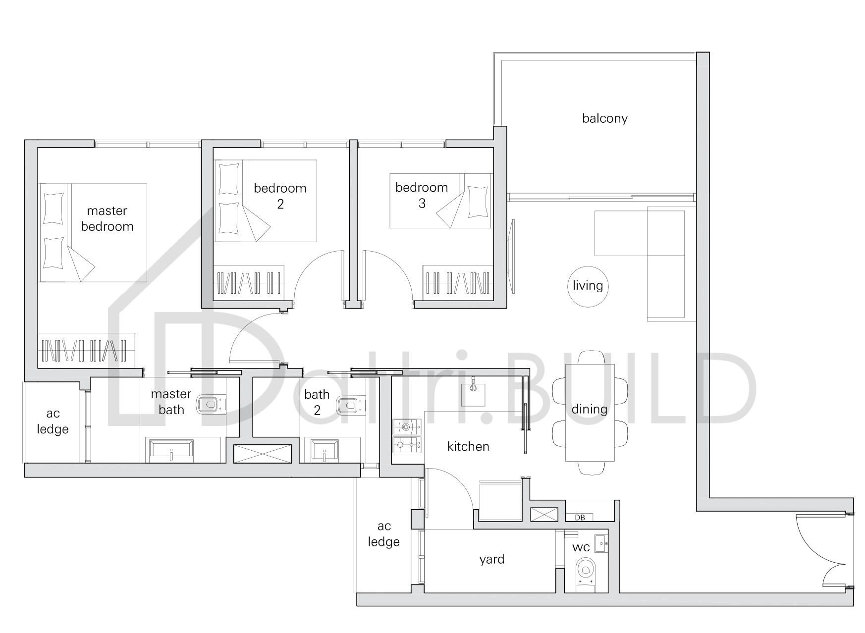 THE PANORAMA 3b floorplan (watermarked)