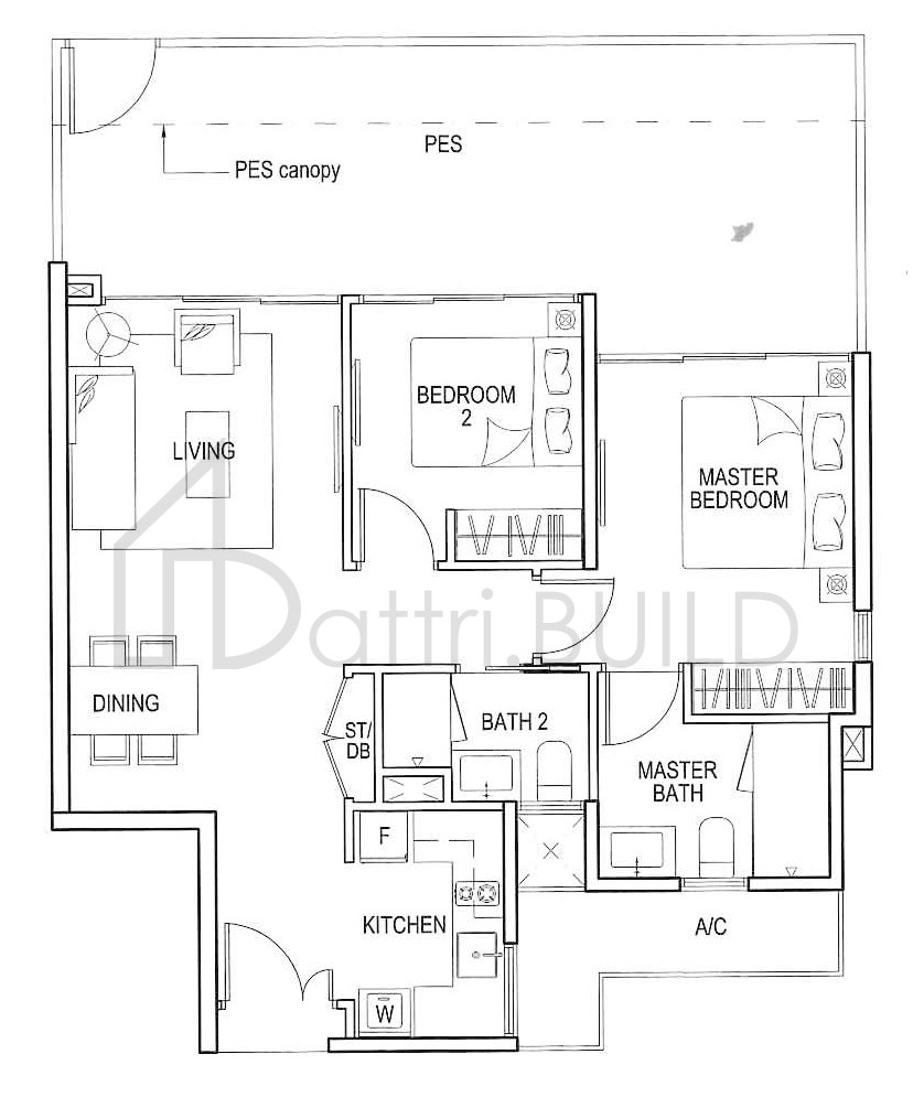 BLOSSOM RESIDENCES A1P1 floorplan (watermarked)