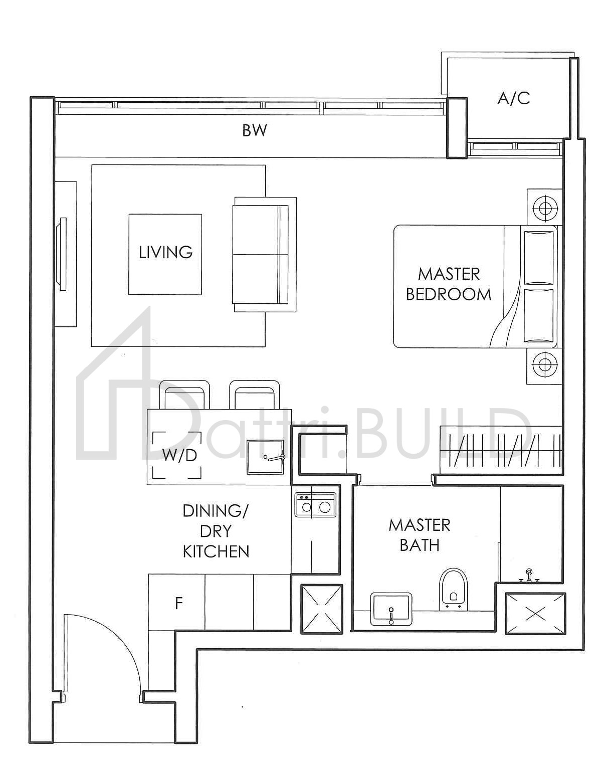 SOLEIL @ SINARAN A1-1 floorplan (watermarked)