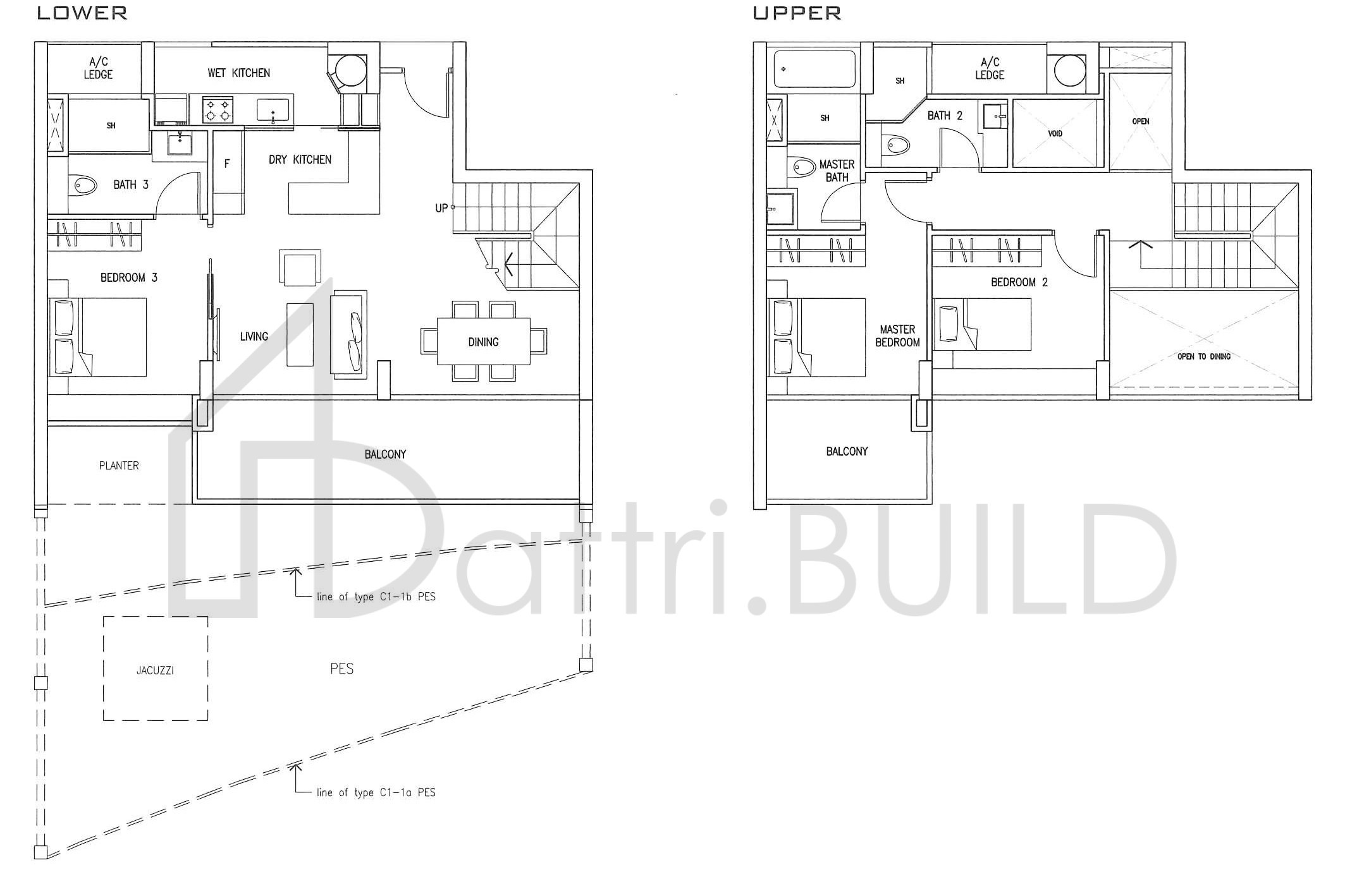 SUITES AT ORCHARD C1 floorplan (watermarked)