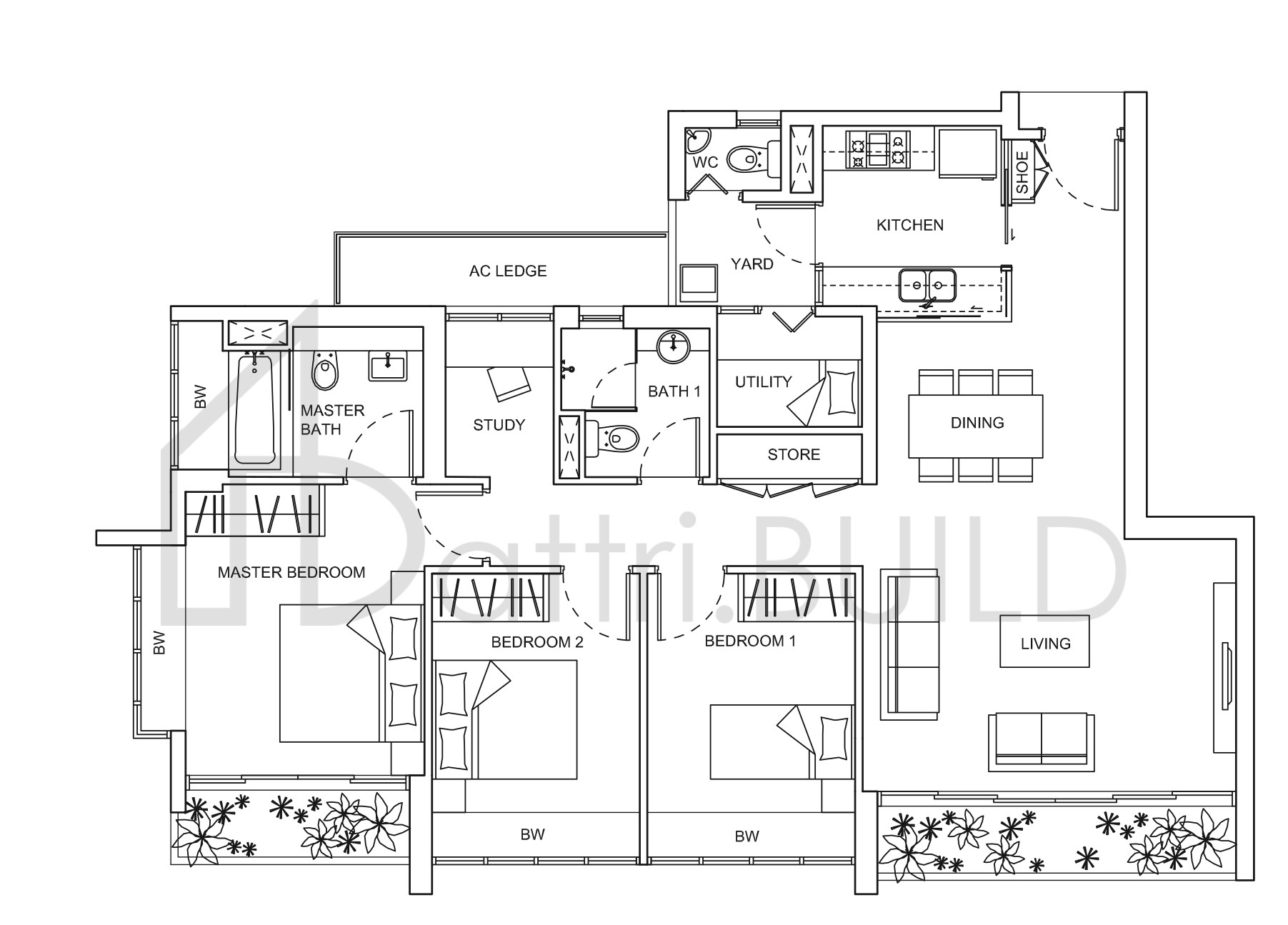 LIVIA D2a floorplan (watermarked)