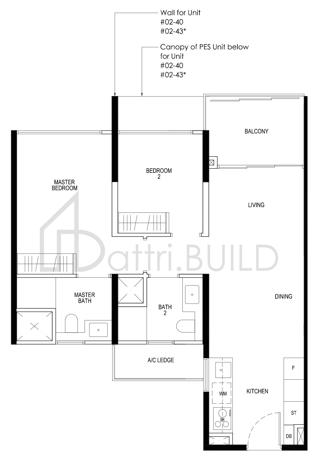 DAINTREE RESIDENCE B4b floorplan (watermarked)