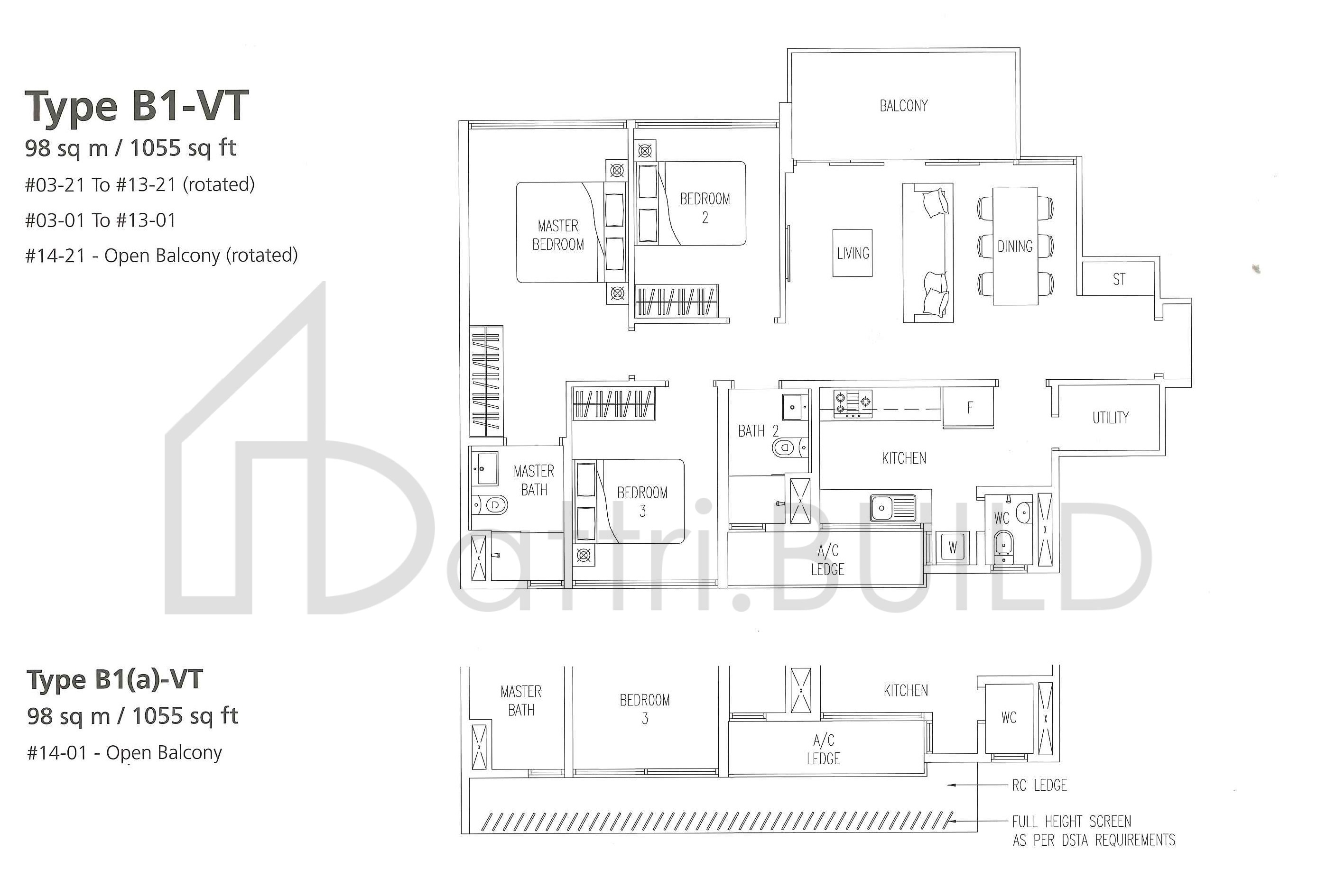 TWIN FOUNTAINS B1a-VT floorplan (watermarked)