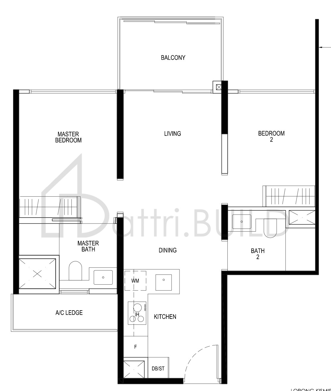 DAINTREE RESIDENCE B2b floorplan (watermarked)