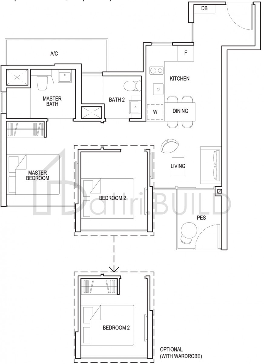 GRANDEUR PARK RESIDENCES 2D3A-G floorplan (watermarked)