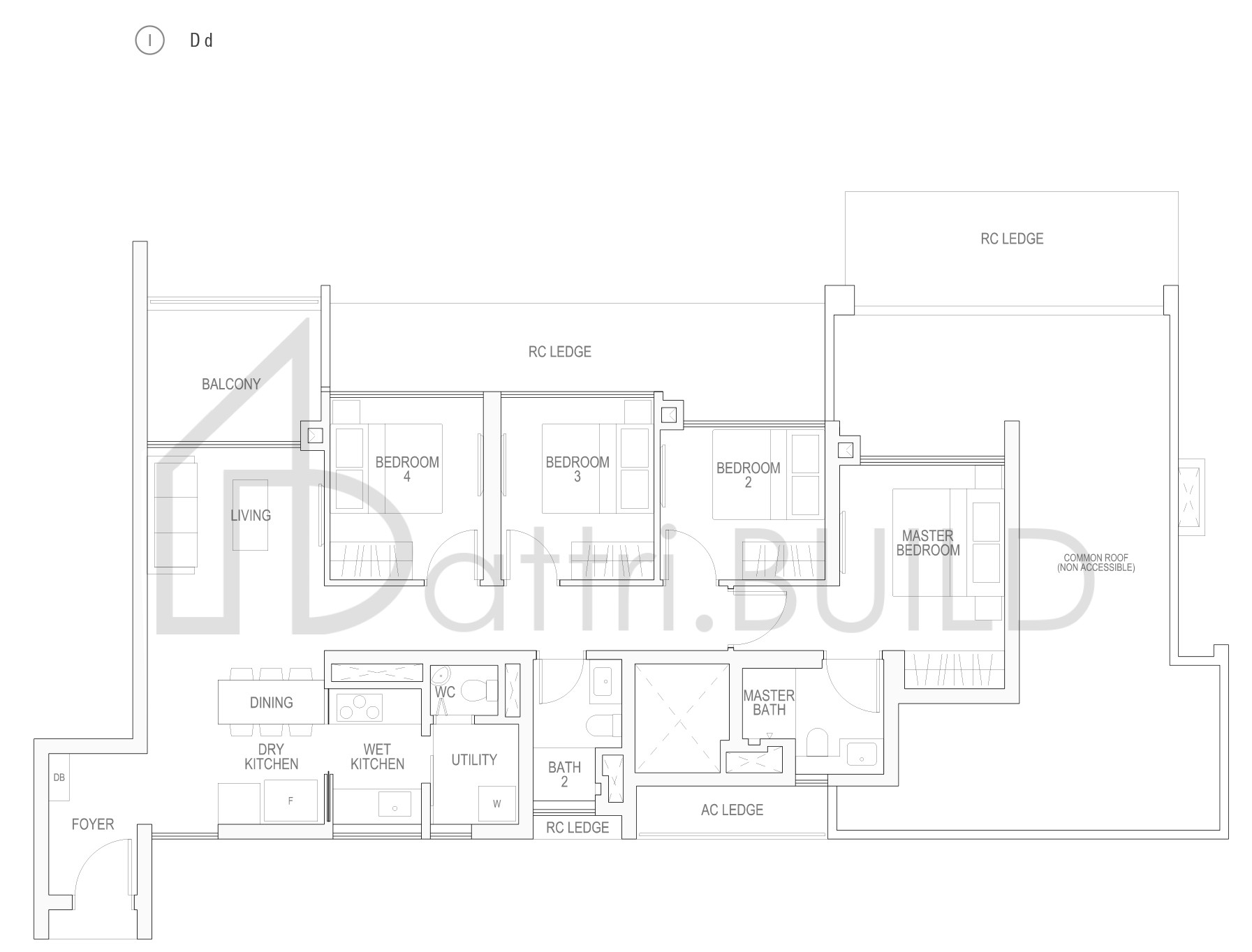 RIVERBANK @ FERNVALE Dd, De floorplan (watermarked)