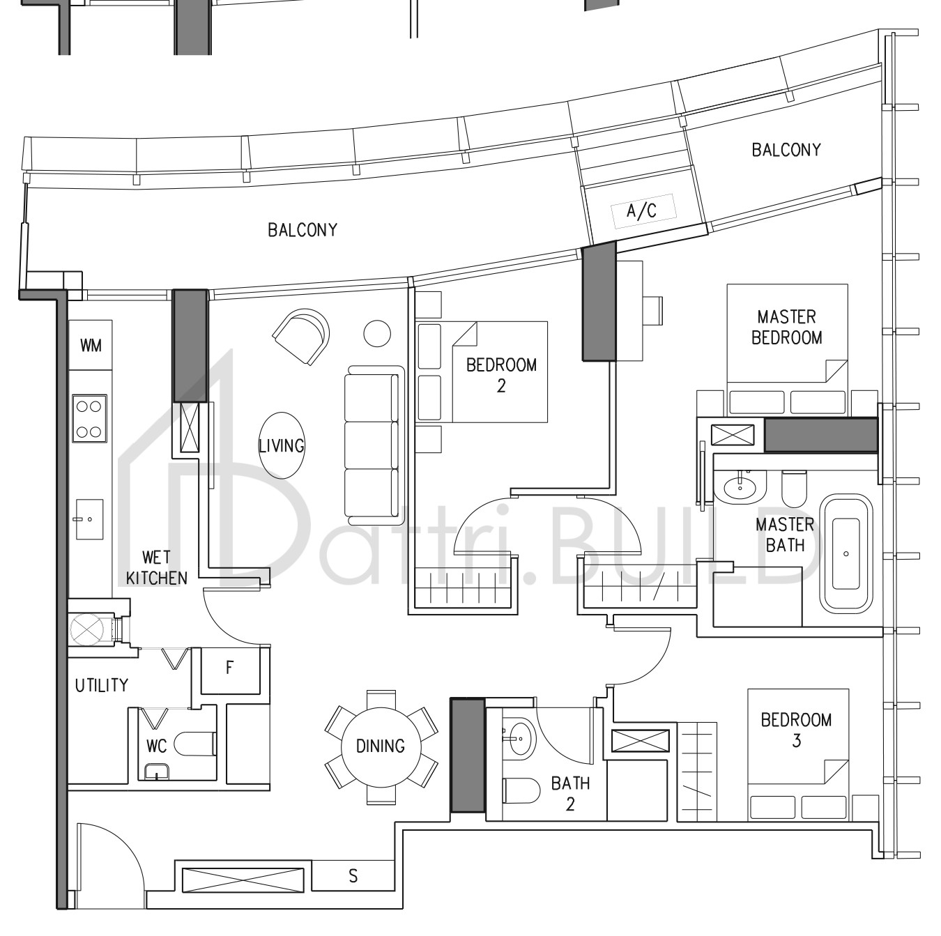 DUO RESIDENCES F2 floorplan (watermarked)