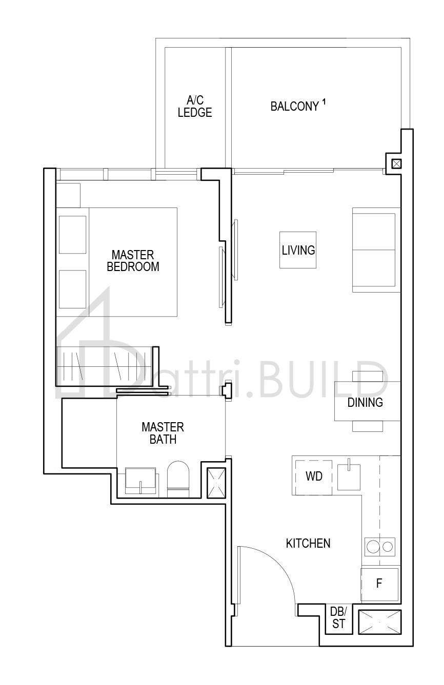 RIVERFRONT RESIDENCES A2 floorplan (watermarked)