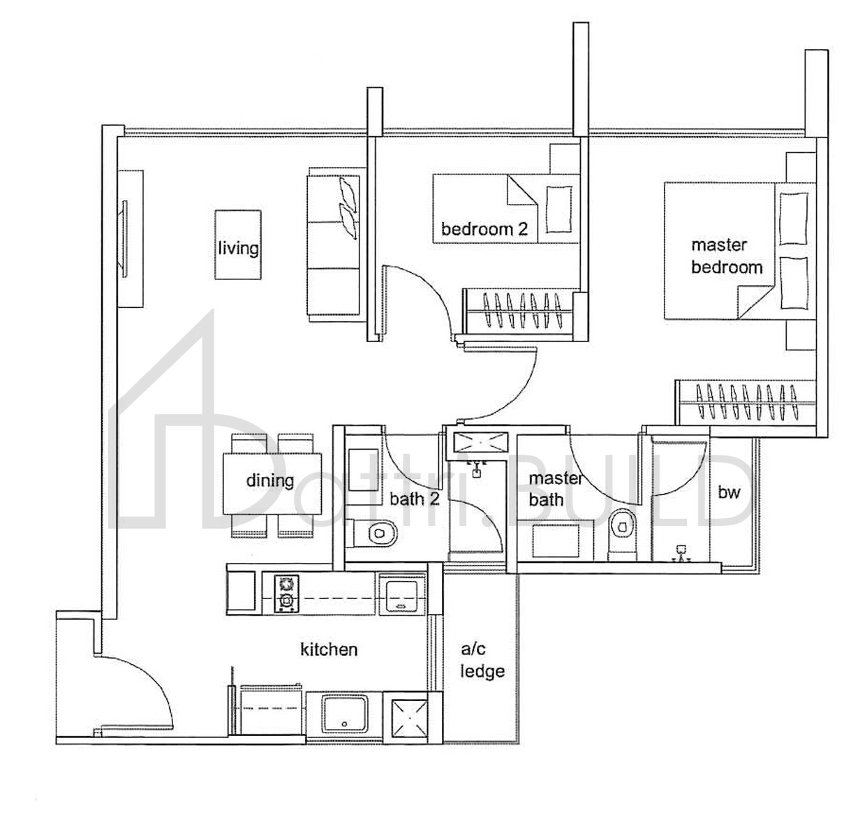 HUNDRED TREES B3-p floorplan (watermarked)
