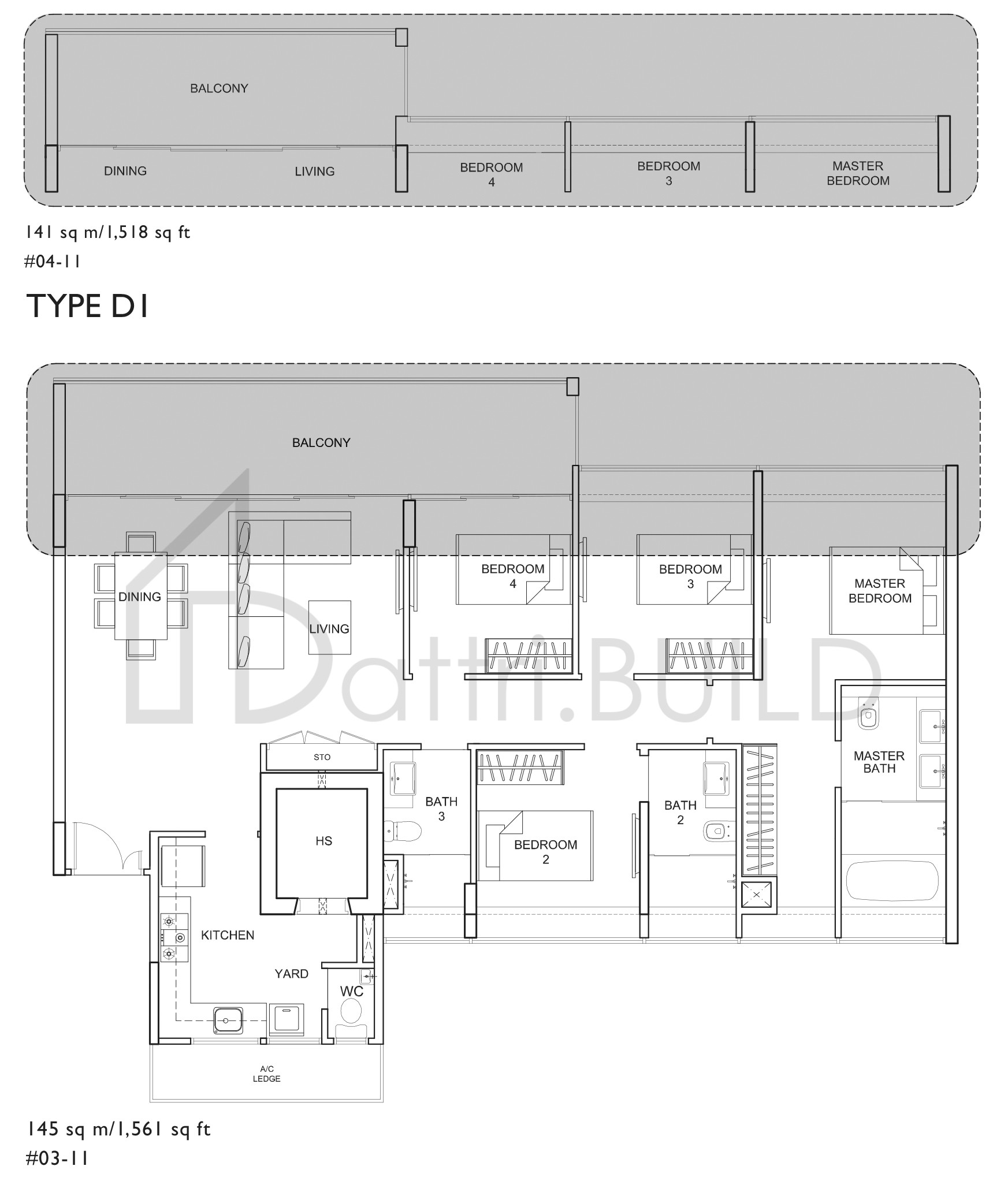 UBER 388 D1 floorplan (watermarked)