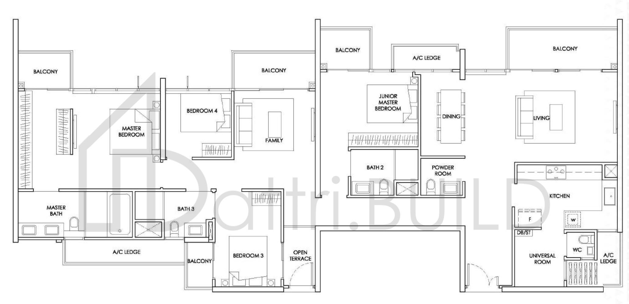 THE ALPS RESIDENCES PH3 floorplan (watermarked)