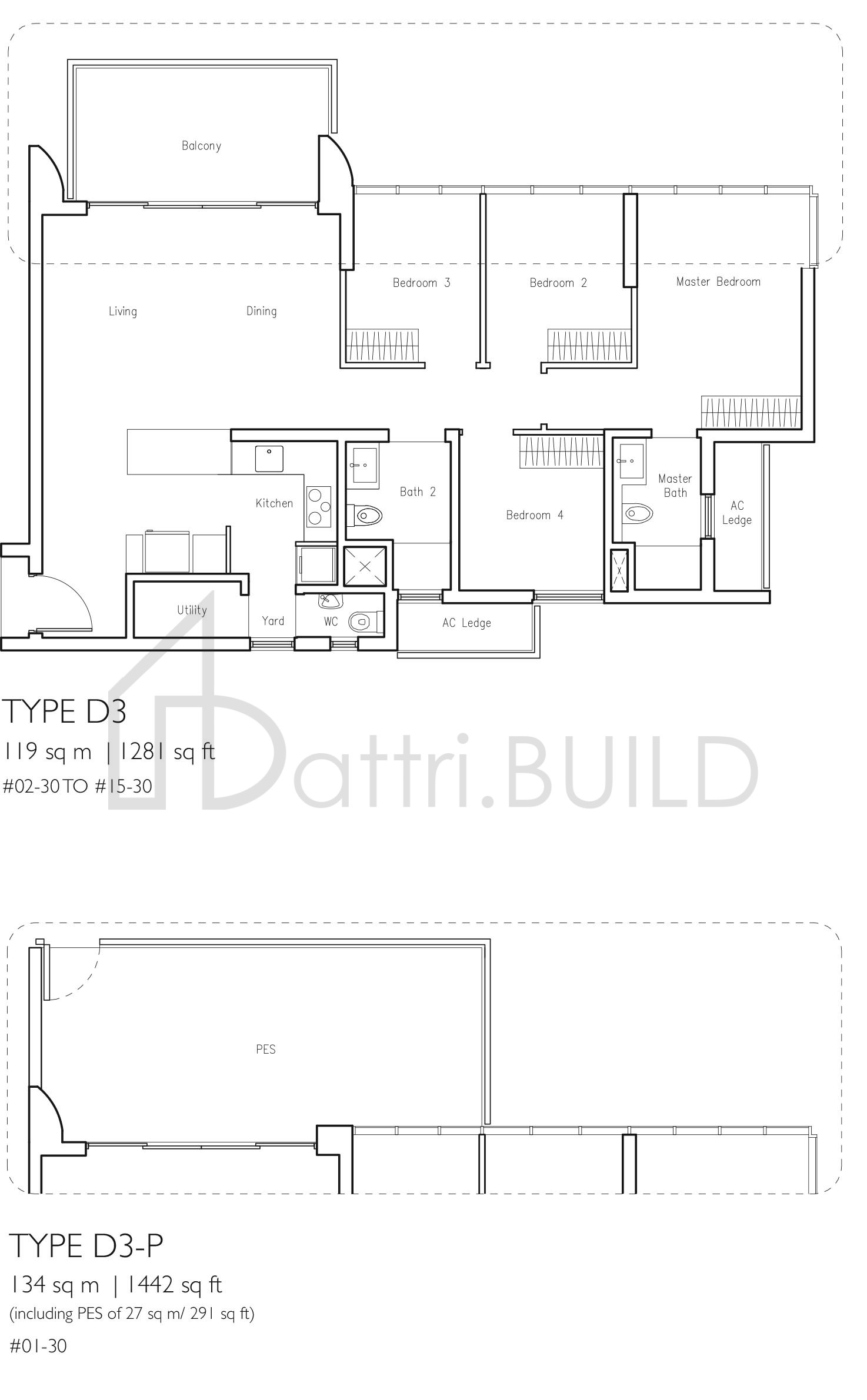 LAKEVILLE D3-P floorplan (watermarked)