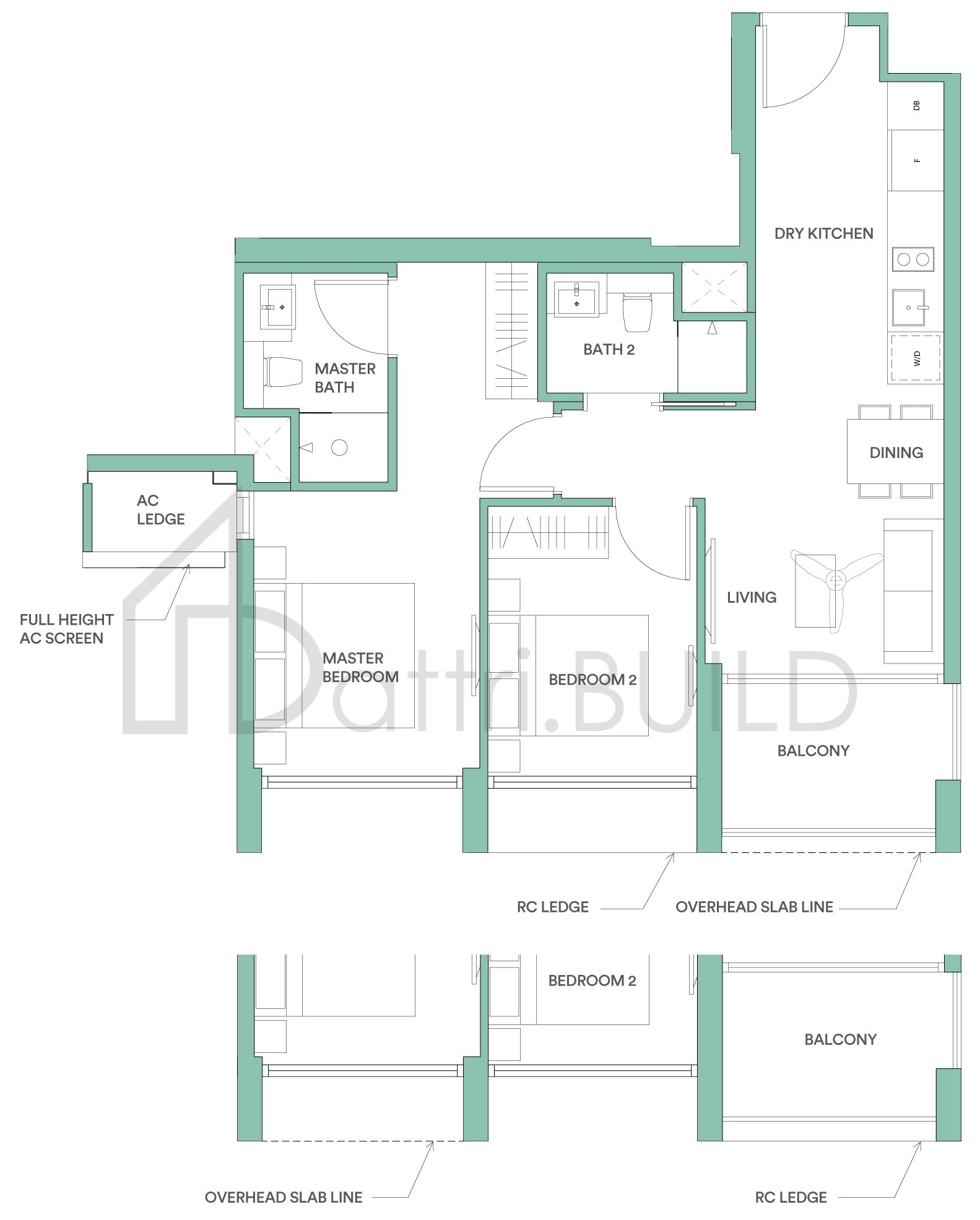 PARK PLACE RESIDENCES AT PLQ C1 floorplan (watermarked)